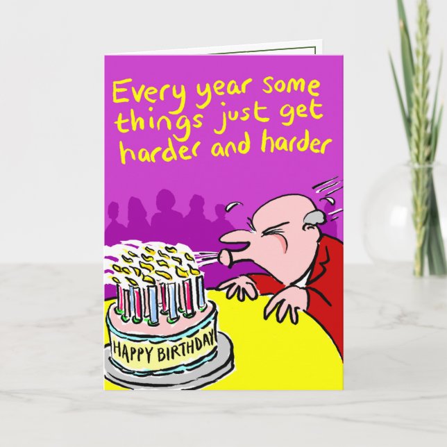 Candles-Happy Birthday Card ausblasen Karte (Vorderseite)