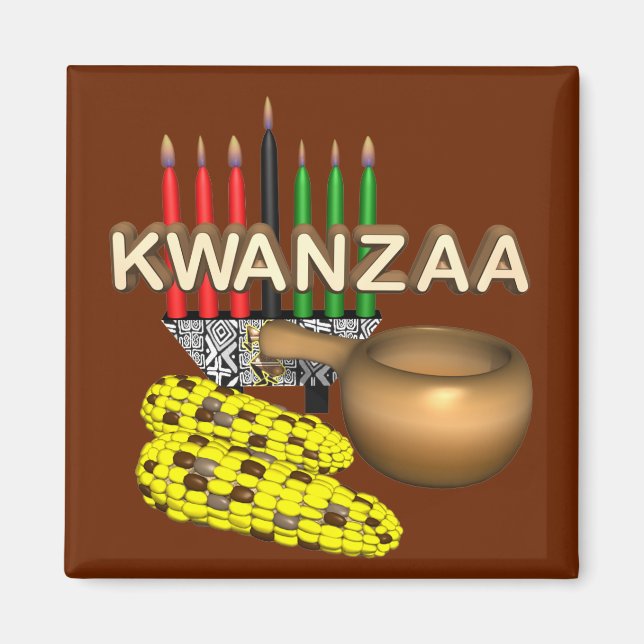 Candles of Kwanzaa - Magnet (Vorne)