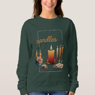 candles sweatshirt