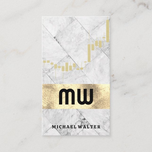 Candlestick | Fliesenmuster Visitenkarte (Vorderseite)