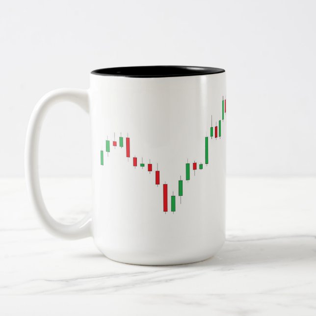 Candlestick-Tasse Zweifarbige Tasse (Links)