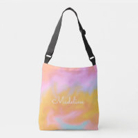 Candy Abstrakt Hologram Name Crossbody Bag