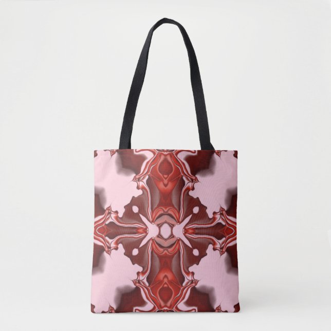 Candy and Currant Red Kaleidoscope Pattern #4 Tasche (Vorderseite)