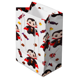 Candy and Dracula zu Halloween-Geschenk Mittlere Geschenktüte