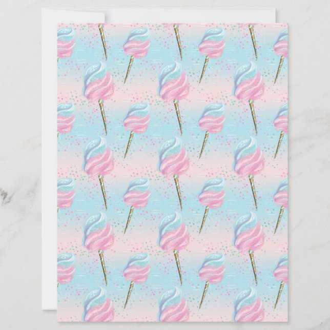 Candy and Sugar Muster Scrapbook Paper (Vorderseite)