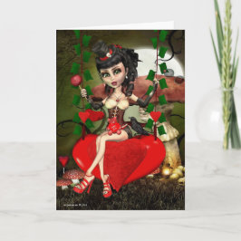 Candy Apple Liebe Gothic Lolita Note Card Karte