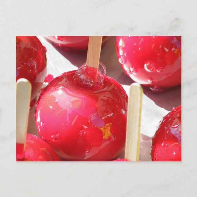 Candy Apple Postkarte (Vorderseite)