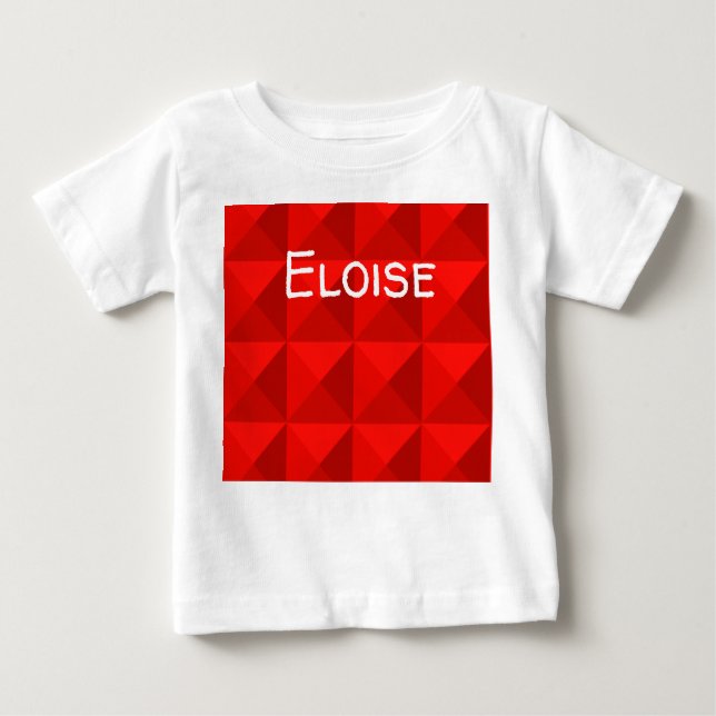 Candy Apple Red Pyramids Baby T-shirt (Vorderseite)