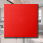 Candy Apple Red Solid Color | Classic | elegant Fliese<br><div class="desc">Candy Apple Red Solid Color | Classic | elegant | Trendy | Stilvoll | Geschenk</div>
