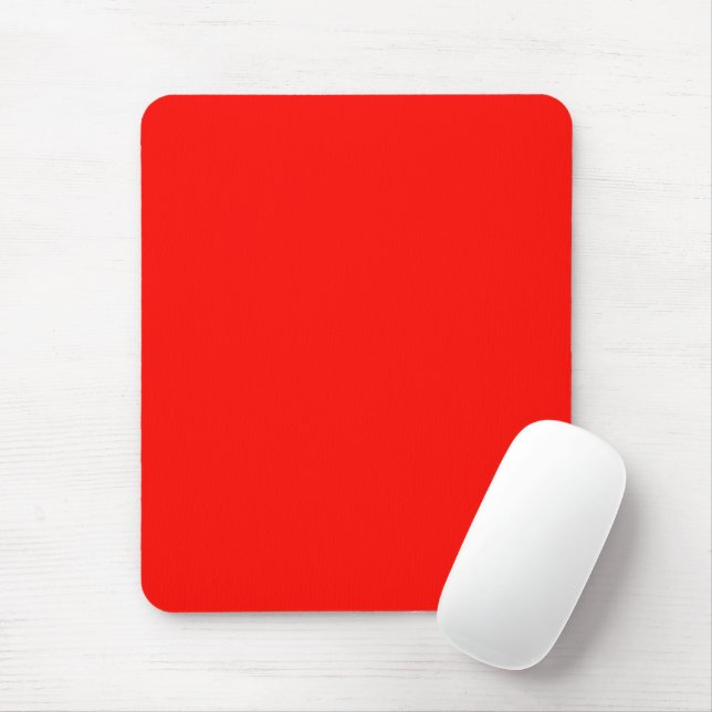 Candy apple red (solid color)  mousepad (Mit Mouse)