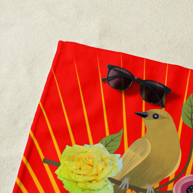 Candy Apple Sunshine & Dew Drops Strandtuch (Beispiel)