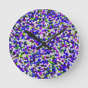Candy Balls 2 Runde Wanduhr
