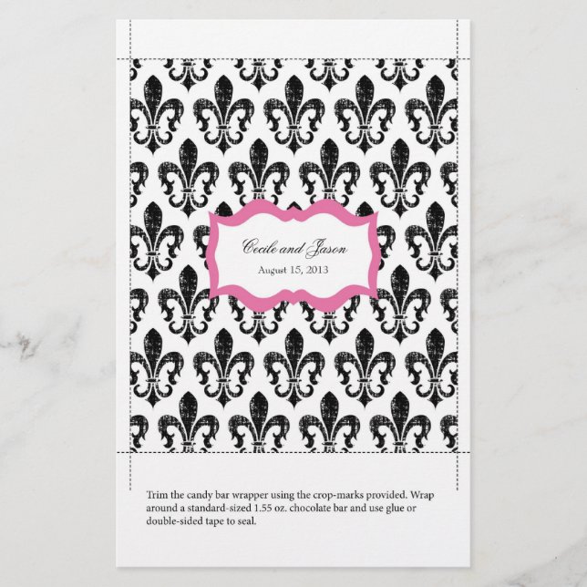 Candy Bar Wrapper | New Orleans Pink (Vorderseite)