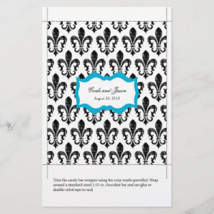 Candy Bar Wrapper New Orleans Türkis Flyer