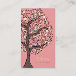 Candy Bird Tree Online-Shop Geschäftliches Profilk Visitenkarte