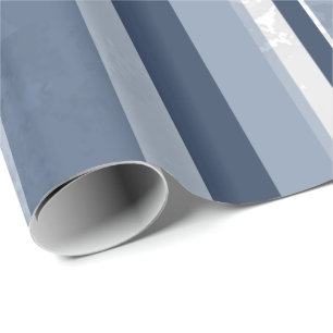 Candy Blue Stripes Geschenkpapier