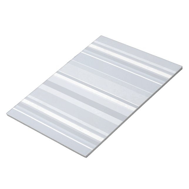Candy Blue Stripes Notizblock (angewinkelt)