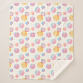 Candy Bubbles Sherpa Blanket Sherpadecke