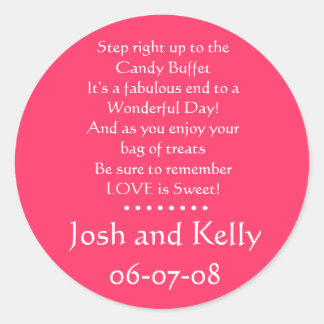 Candy Buffet autocollant