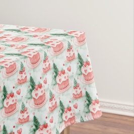 Candy Cake Land Christmas Tableclout Tischdecke