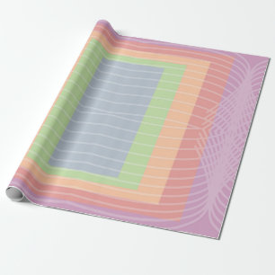 Candy Cake Pastellfarbblock Geschenkpapier