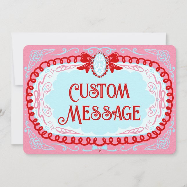 Candy Cameo Custom Mitteilungskarte (Vorderseite)