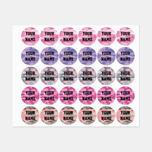 Candy Camo Circle Vêtements Étiquettes