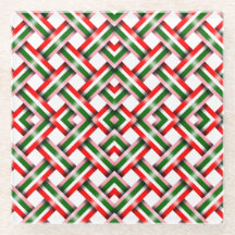 Candy Cana Weihnachts nahtlos Flat Holiday Card