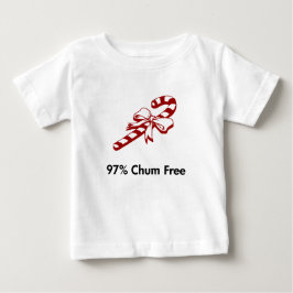 Candy Cane 97% Chum Baby T-shirt