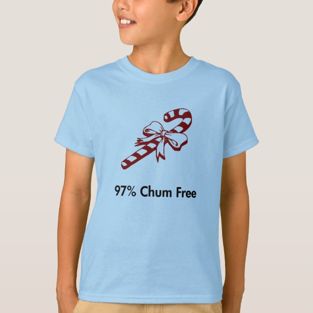Candy Cane 97% Chum T-Shirt (Vorderseite)