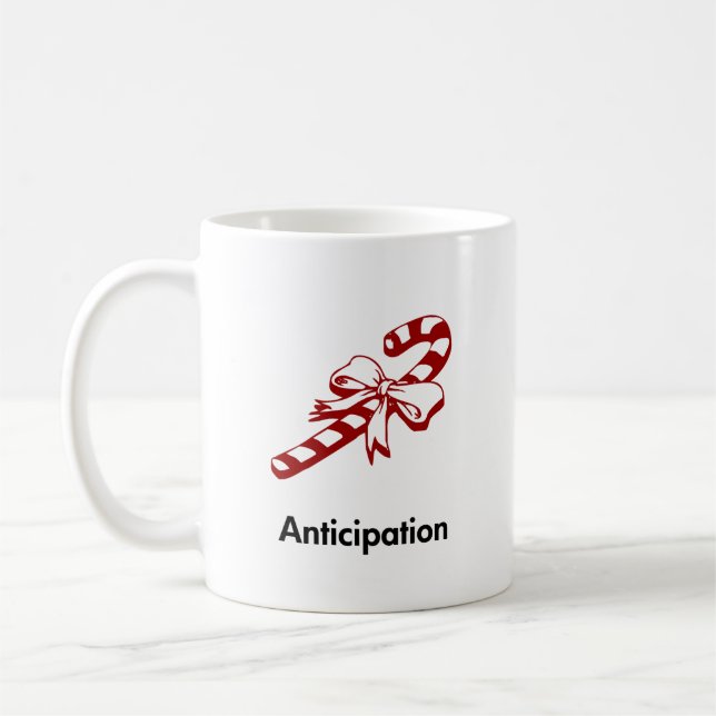 Candy Cane Antizipation Kaffeetasse (Links)