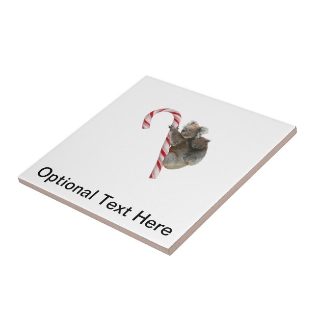 Candy Cane Australian Koala Bears Fliese (Seite)