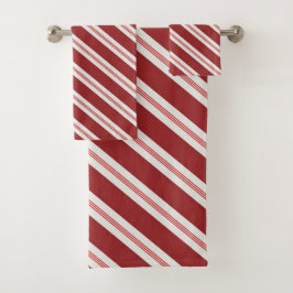 Candy Cane Badhandtuch Set