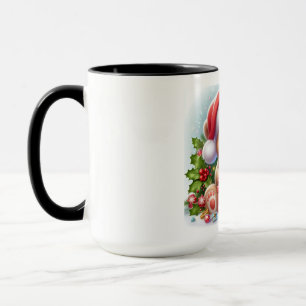 Candy Cane Bär" – Süßer Babybär Weihnachten zu Tasse