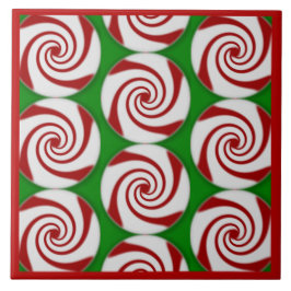 Candy Cane Basics Peppermint Drop Fliese
