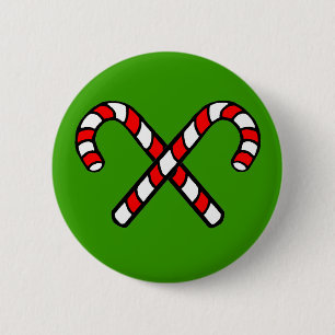 Candy Cane Button