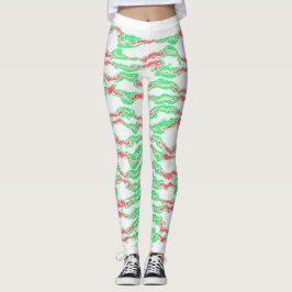 Candy Cane Camouflage Leggings