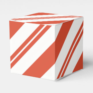 Candy Cane Chorus-Big Stripe Diagonal Geschenkschachtel