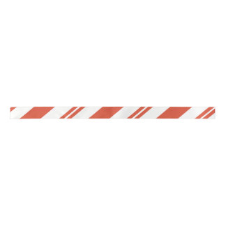 Candy Cane Chorus-Big Stripe Diagonal Satinband