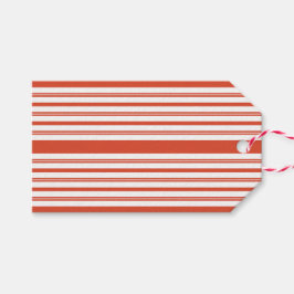Candy Cane Chorus-Stripe-Horizontal Geschenkanhänger
