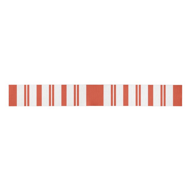 Candy Cane Chorus-Stripe-Verticle Ripsband (Vorderseite)