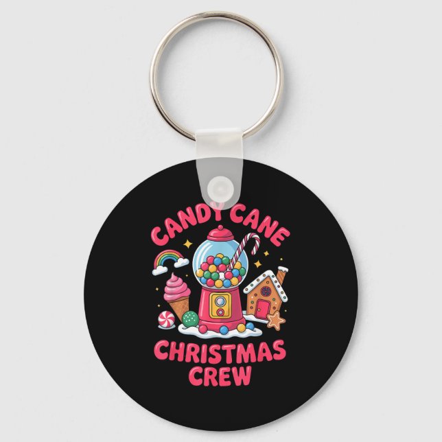 Candy Cane Christmas Crew Gumball Gingerbread Pepp Schlüsselanhänger (Vorderseite)