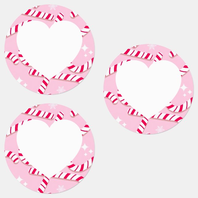 Candy Cane Christmas  Etiketten (Gruppe)