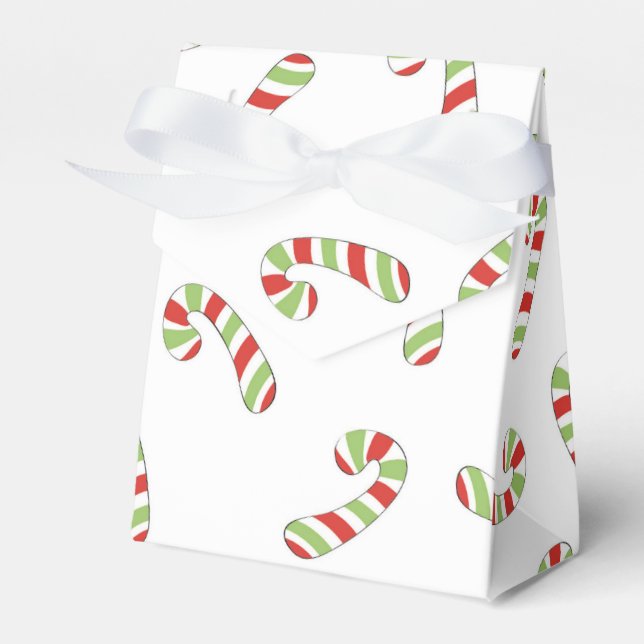 Candy Cane Christmas Geschenkschachtel (Vorderseite)