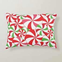 Candy Cane Christmas Print Throw Pillow Dekokissen