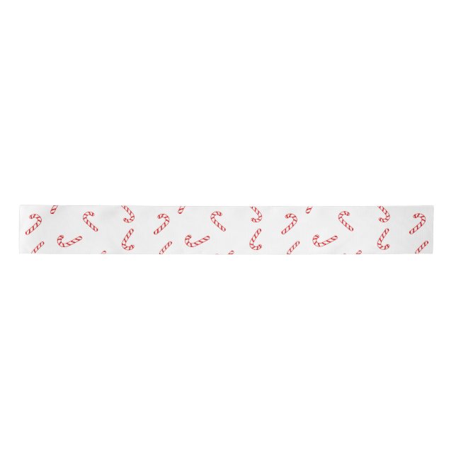 Candy Cane Christmas Satinband (Vorderseite)