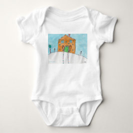 Candy Cane Cottage - KidsArt for CHOC Baby Strampler