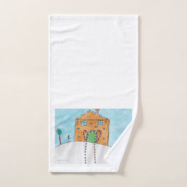 Candy Cane Cottage - KidsArt für CHOC Handtuch