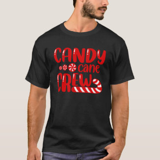 Candy Cane Crew Candy Xmas Schlafanzüge passende F T-Shirt