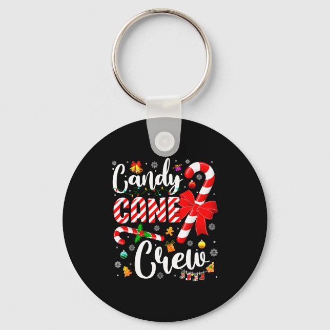 Candy Cane Crew Christmas Xmas Love Candy Boys Gir Schlüsselanhänger (Vorderseite)